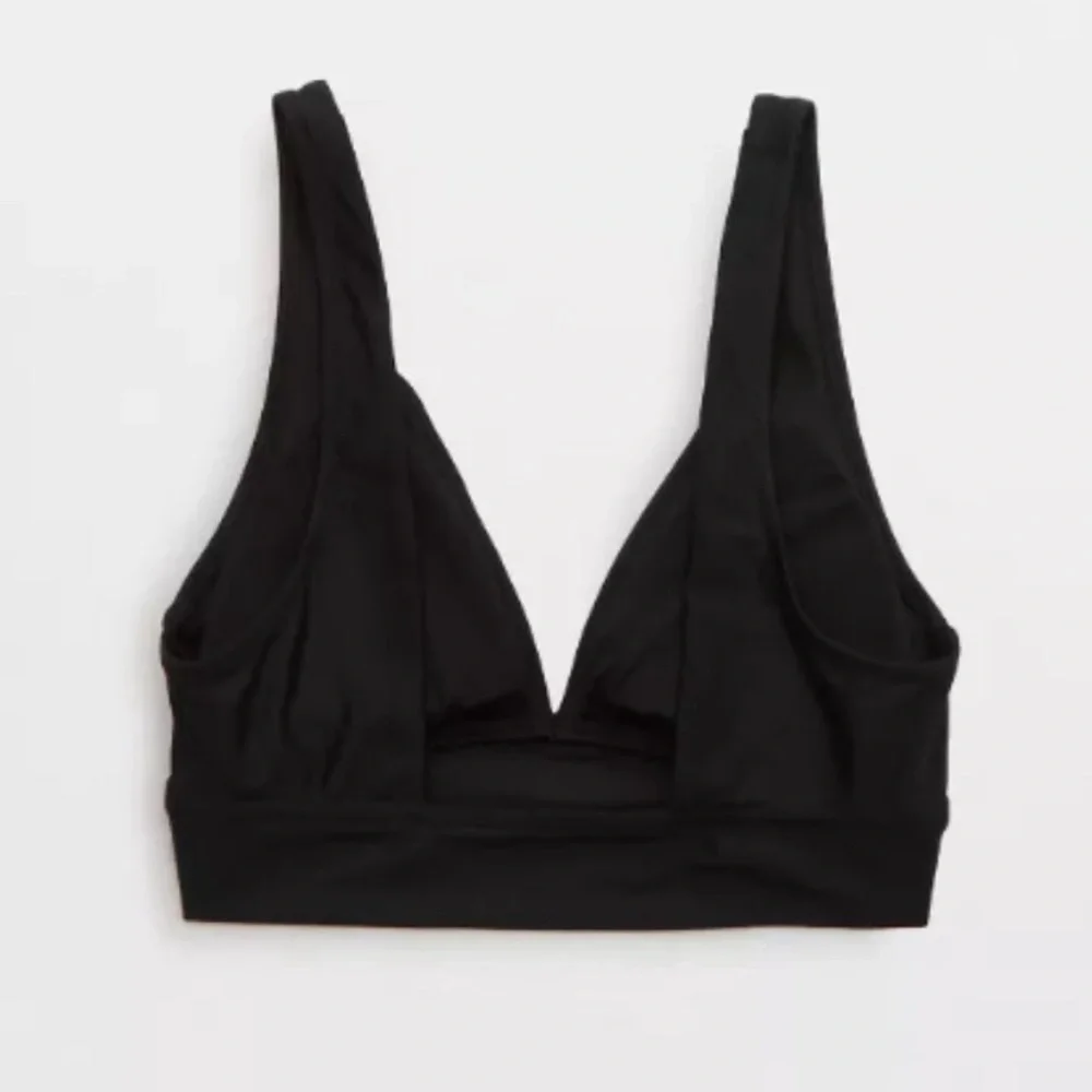 NWT Aerie Longline Plunge Triangle Bikini Swim Top